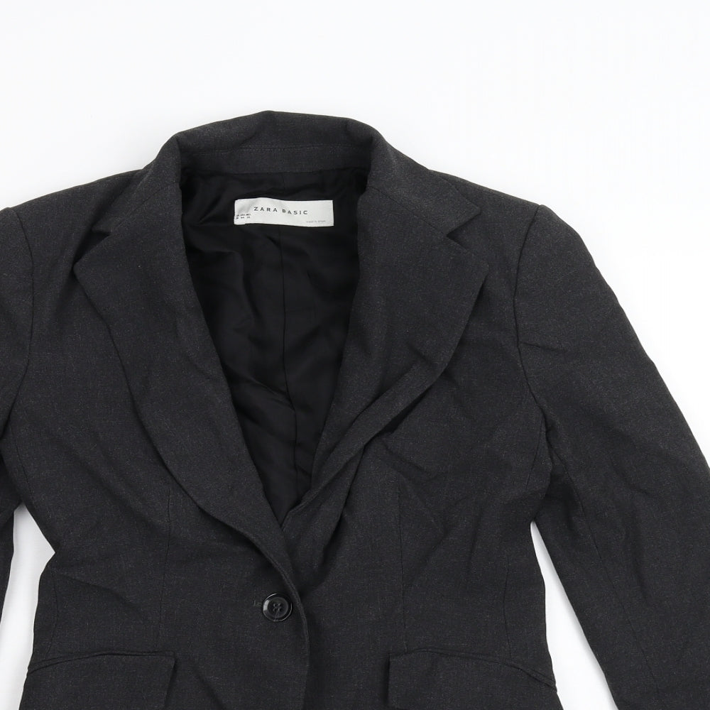 Zara Womens Grey   Jacket Blazer Size 8
