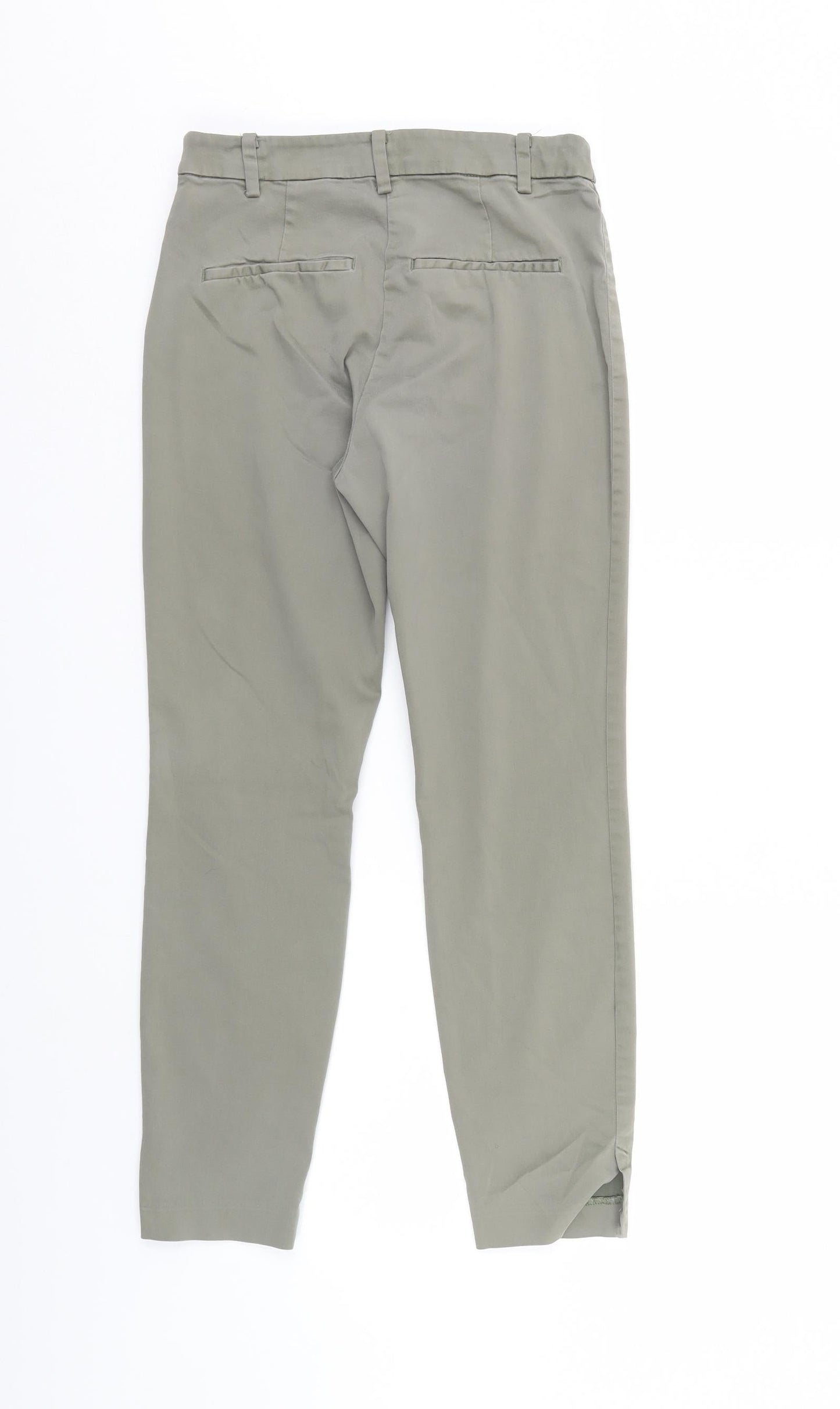 H&M Womens Green   Trousers  Size 8 L25 in