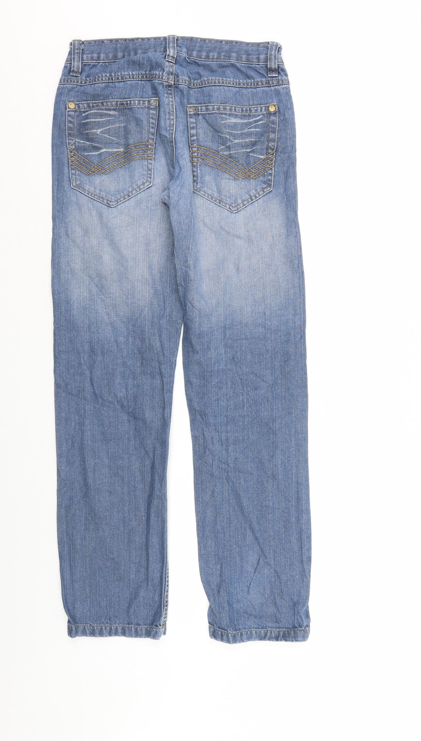 Tom Taylor Mens Blue  Denim Straight Jeans Size L L29 in