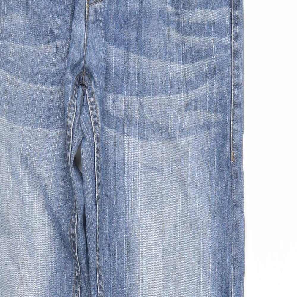 Tom Taylor Mens Blue  Denim Straight Jeans Size L L29 in