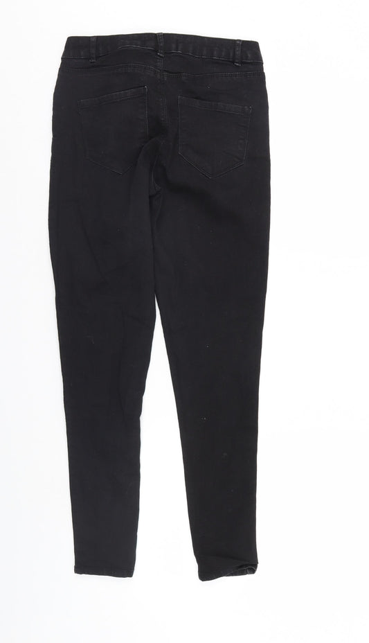 Ellis Womens Black  Denim Tapered Jeans Size 8 L27 in