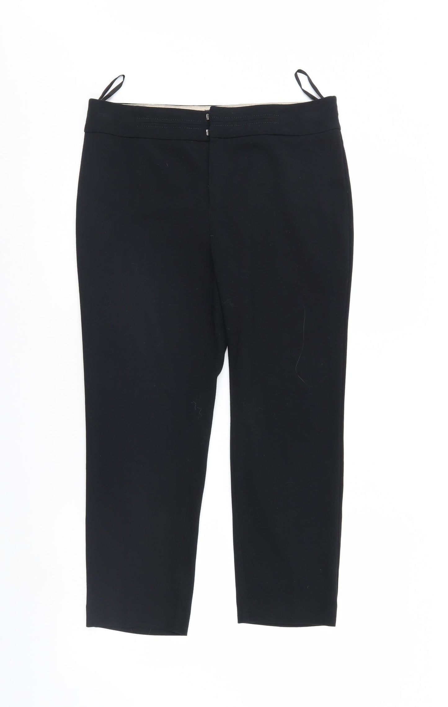 M&S Womens Black   Trousers  Size 10 L23 in
