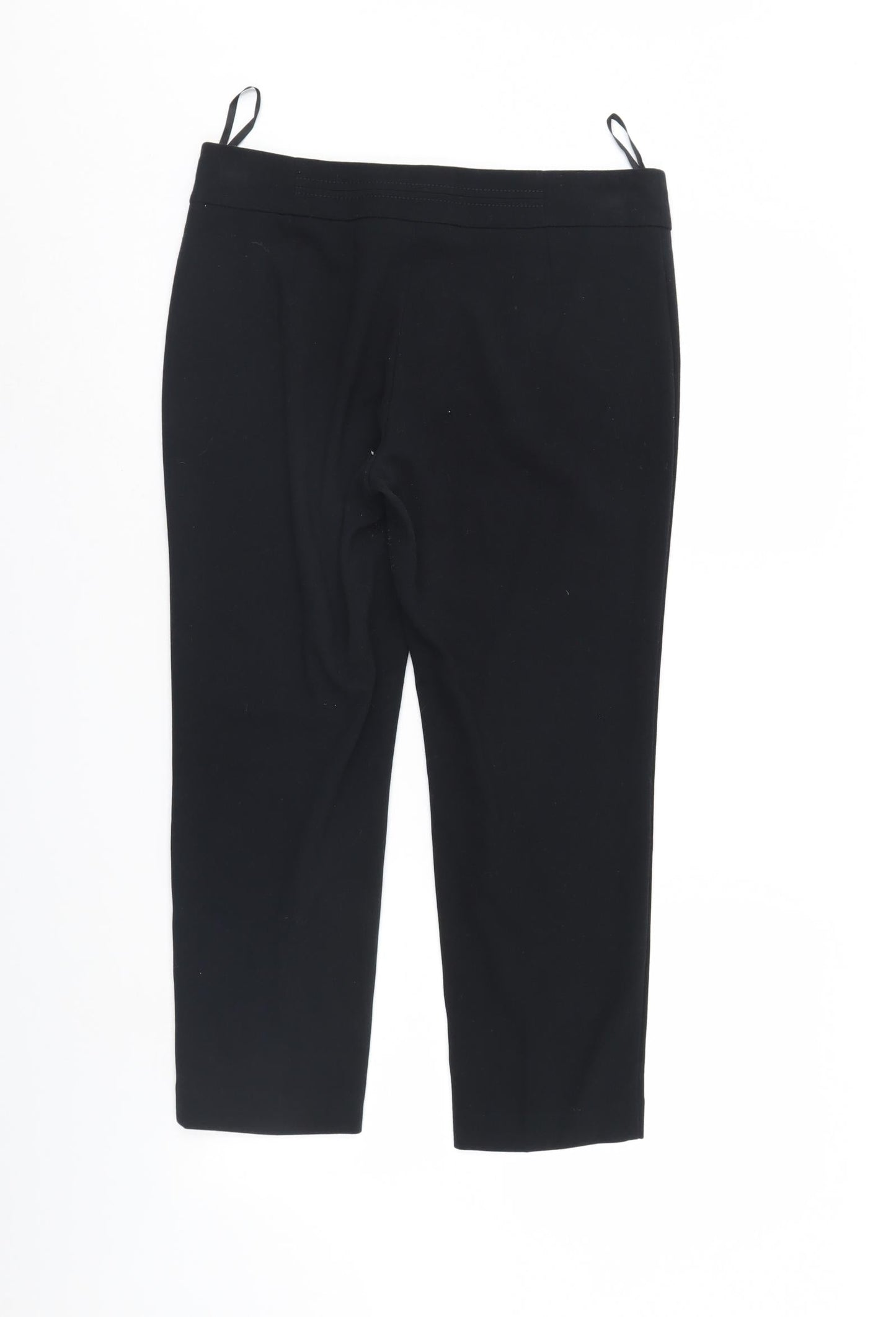 M&S Womens Black   Trousers  Size 10 L23 in