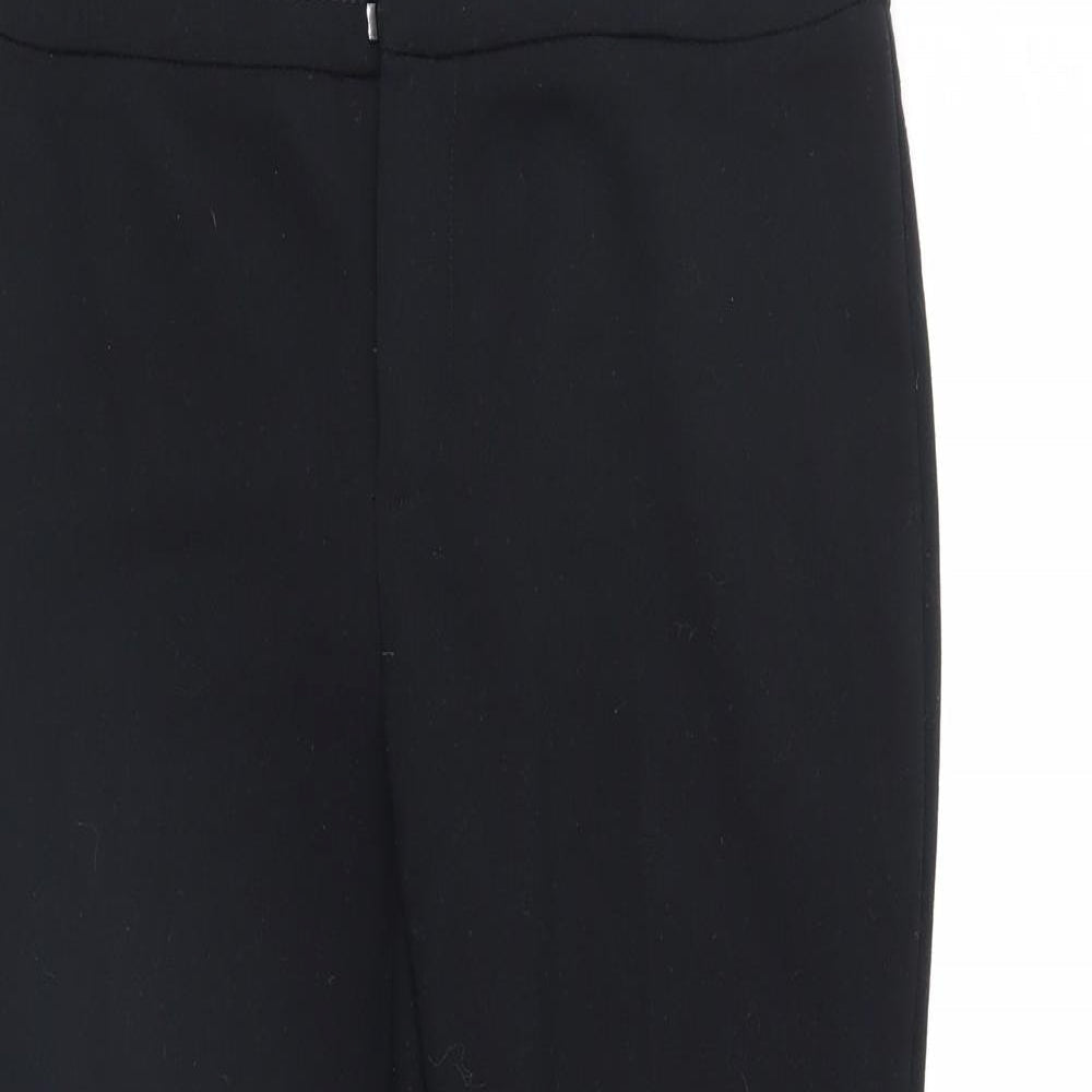 M&S Womens Black   Trousers  Size 10 L23 in