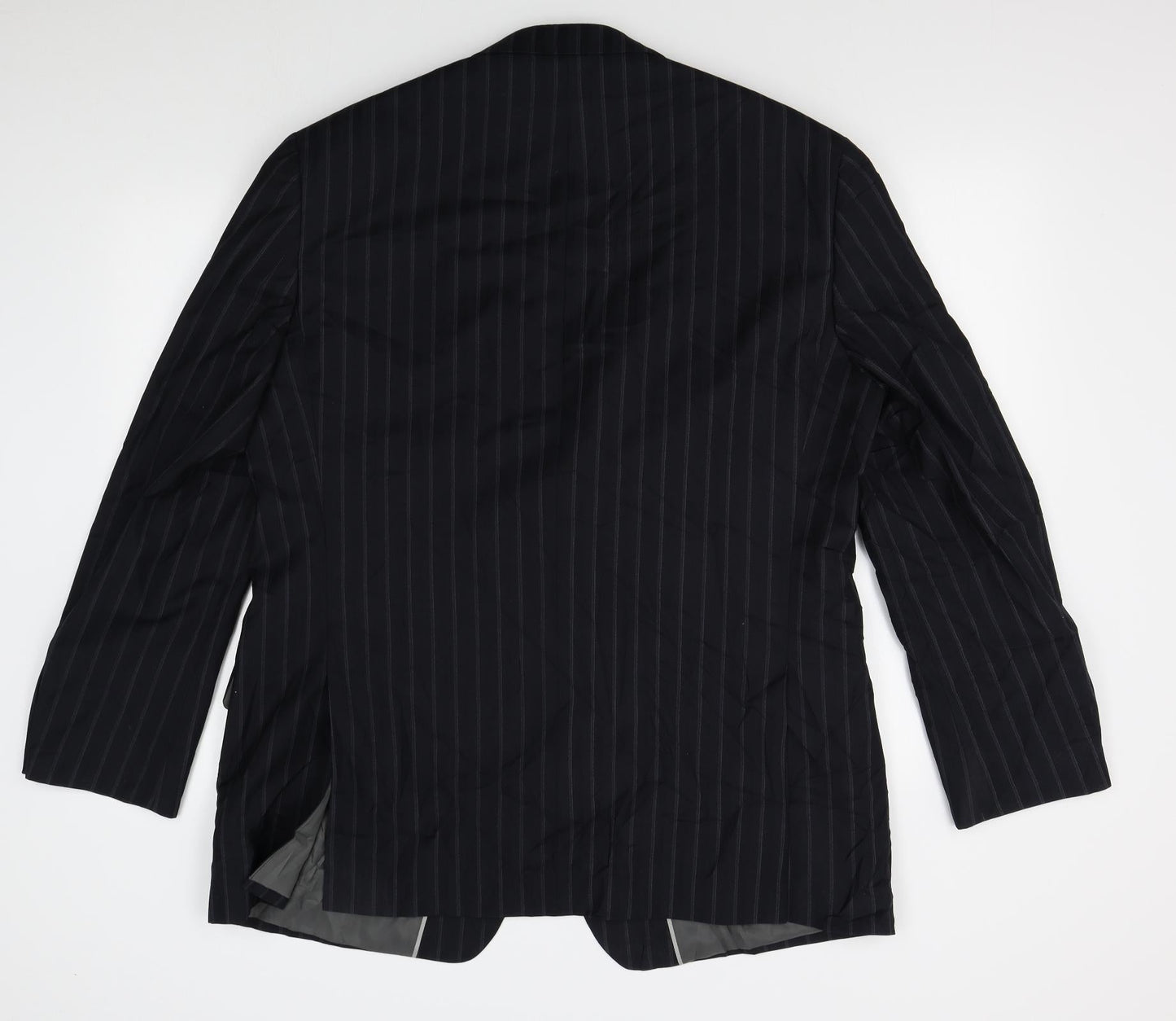 M&S Mens Black Striped  Jacket Blazer