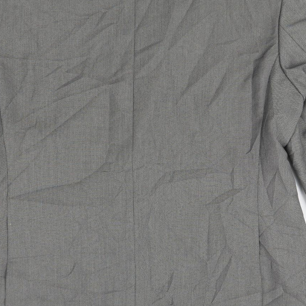 Matalan Mens Grey Check  Jacket Blazer Size 44