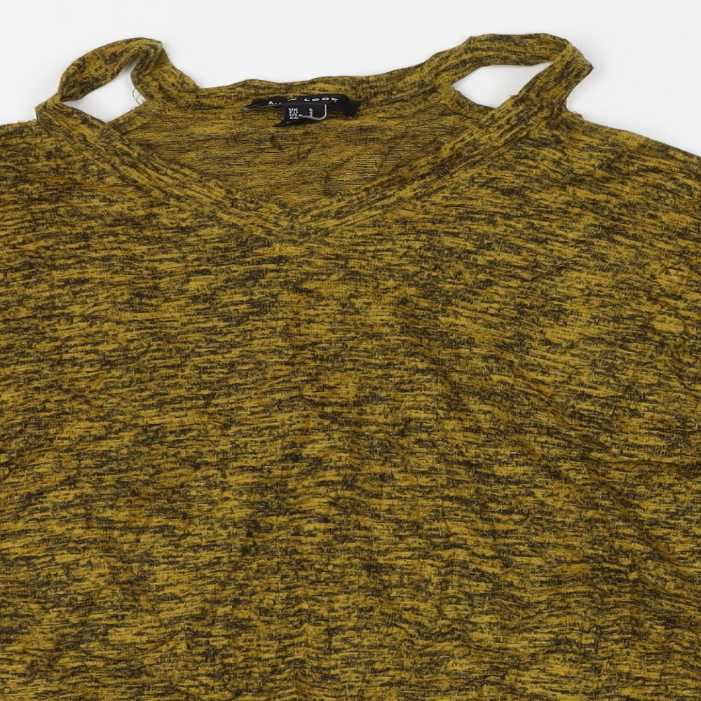 New Look Womens Yellow   Pullover Jumper Size S