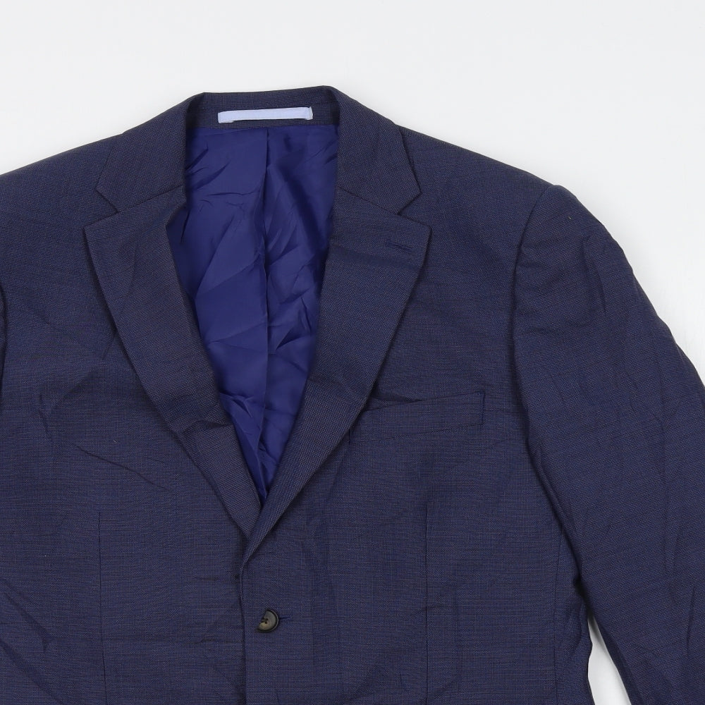 M&S Mens Blue   Jacket Blazer
