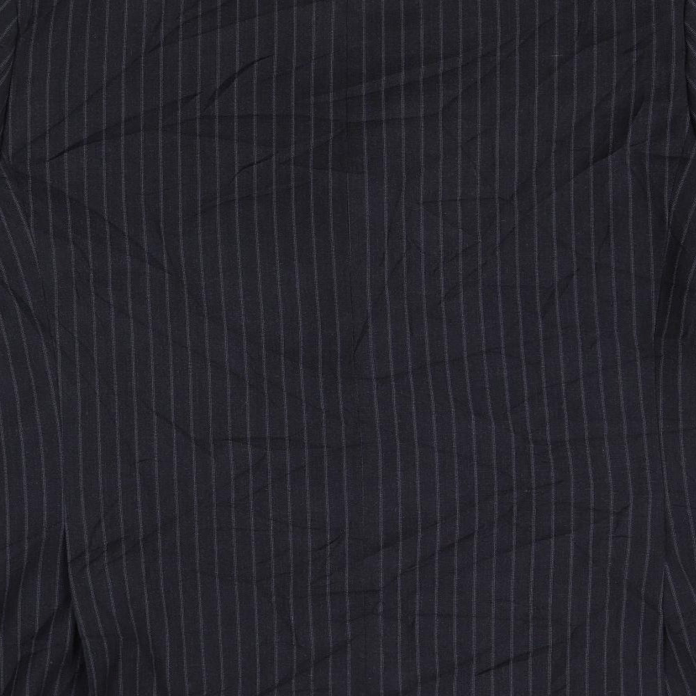 M&S Mens Grey Striped  Jacket Blazer
