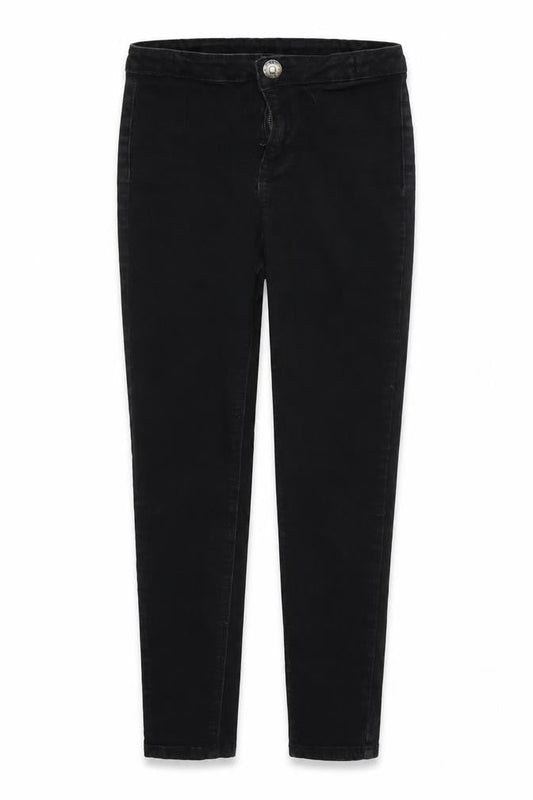 Candy Couture Girls Black  Denim Skinny Jeans Size 12 Years