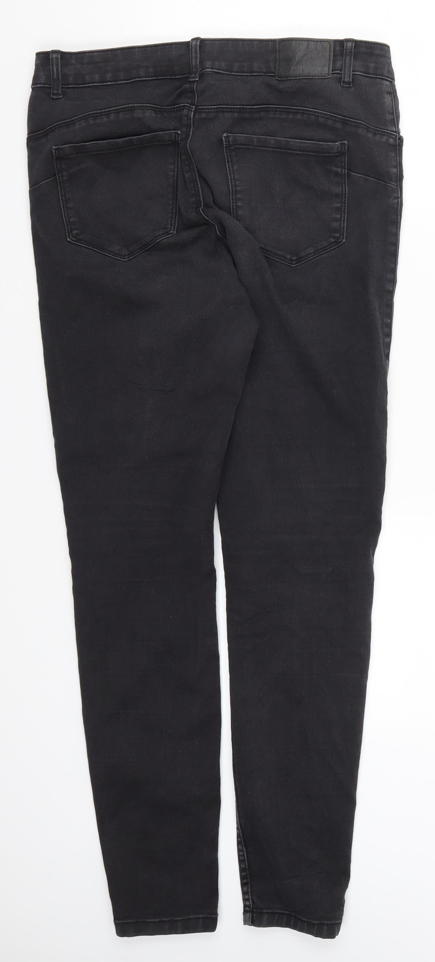 VERO MODA Womens Grey  Denim Skinny Jeans Size 32 in L29 in