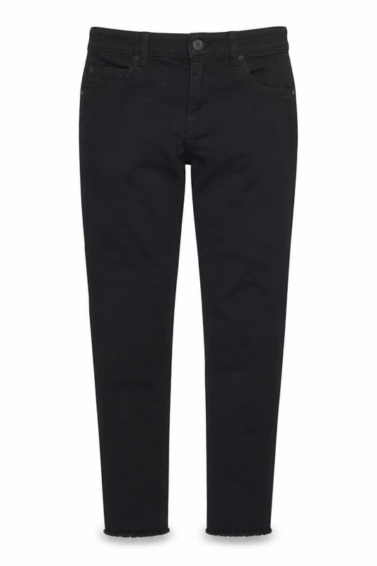 Denim Co Girls Black  Denim Skinny Jeans Size 11-12 Years - Distressed Look