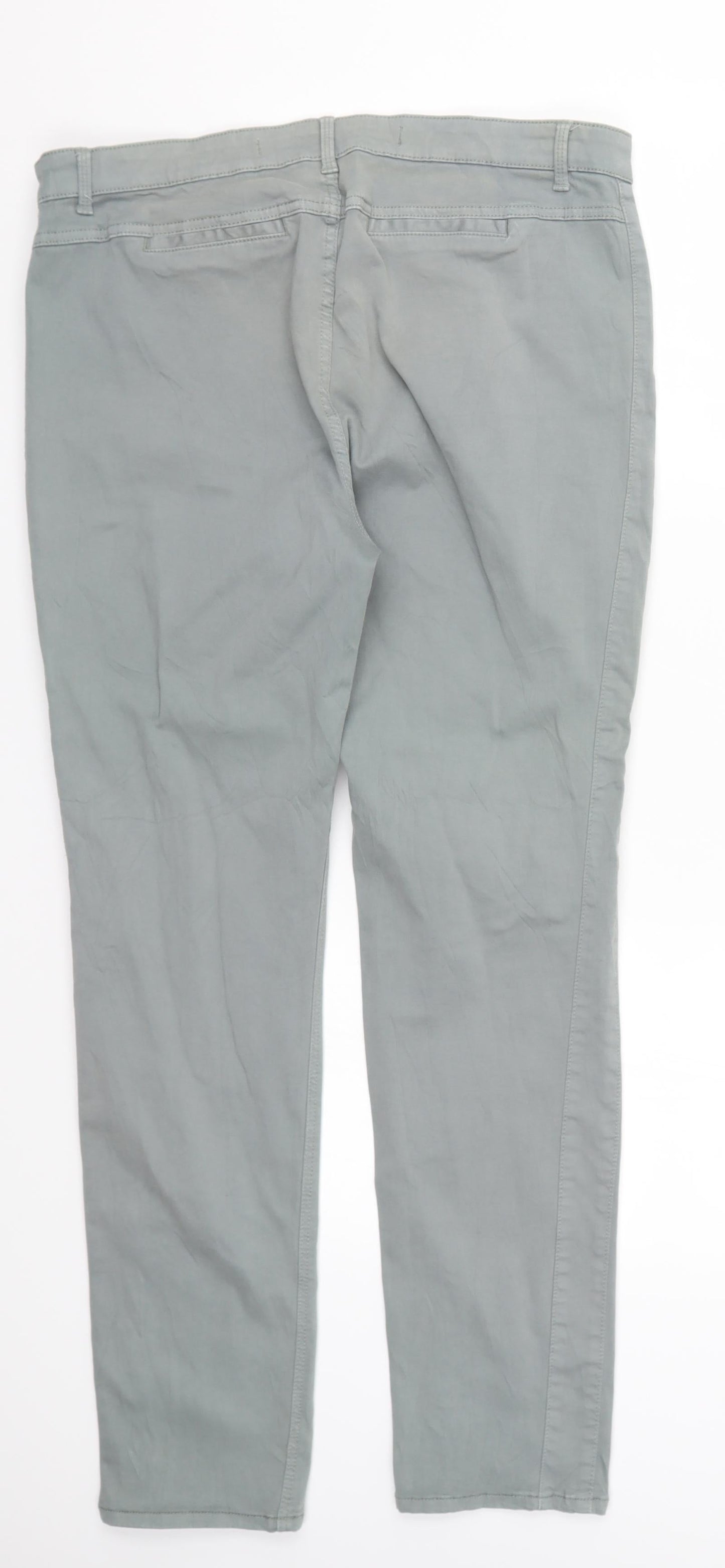 Preworn Womens Grey   Chino Trousers Size 35 in L28.5 in