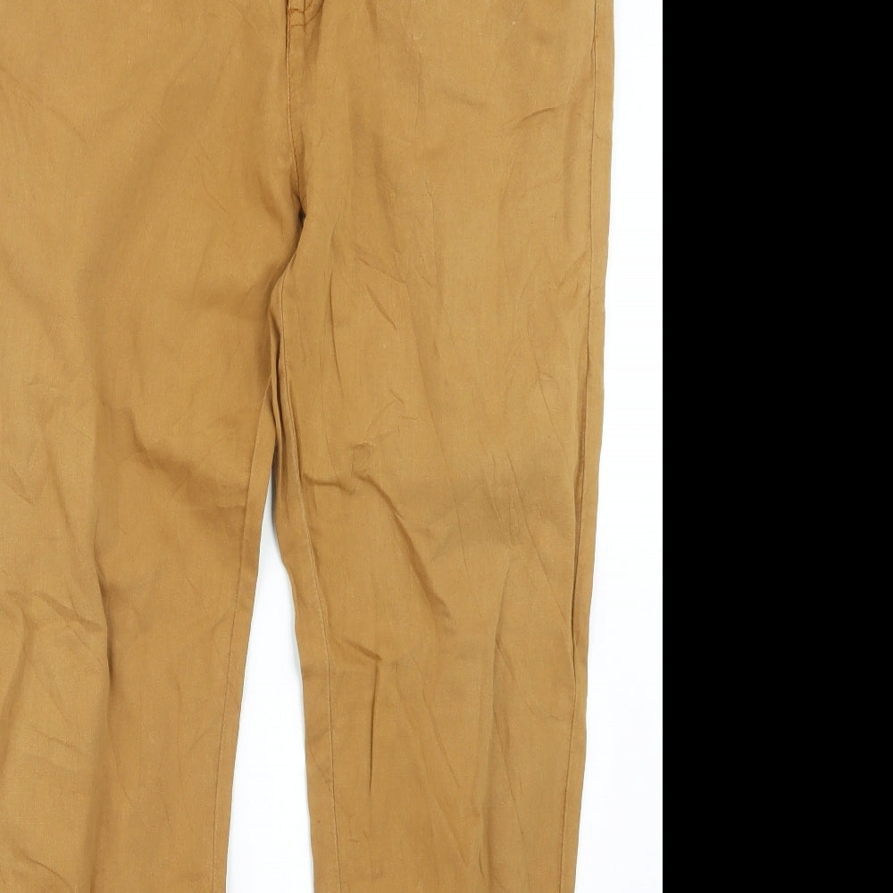 Sisley Womens Brown   Trousers  Size 35 in L29 in