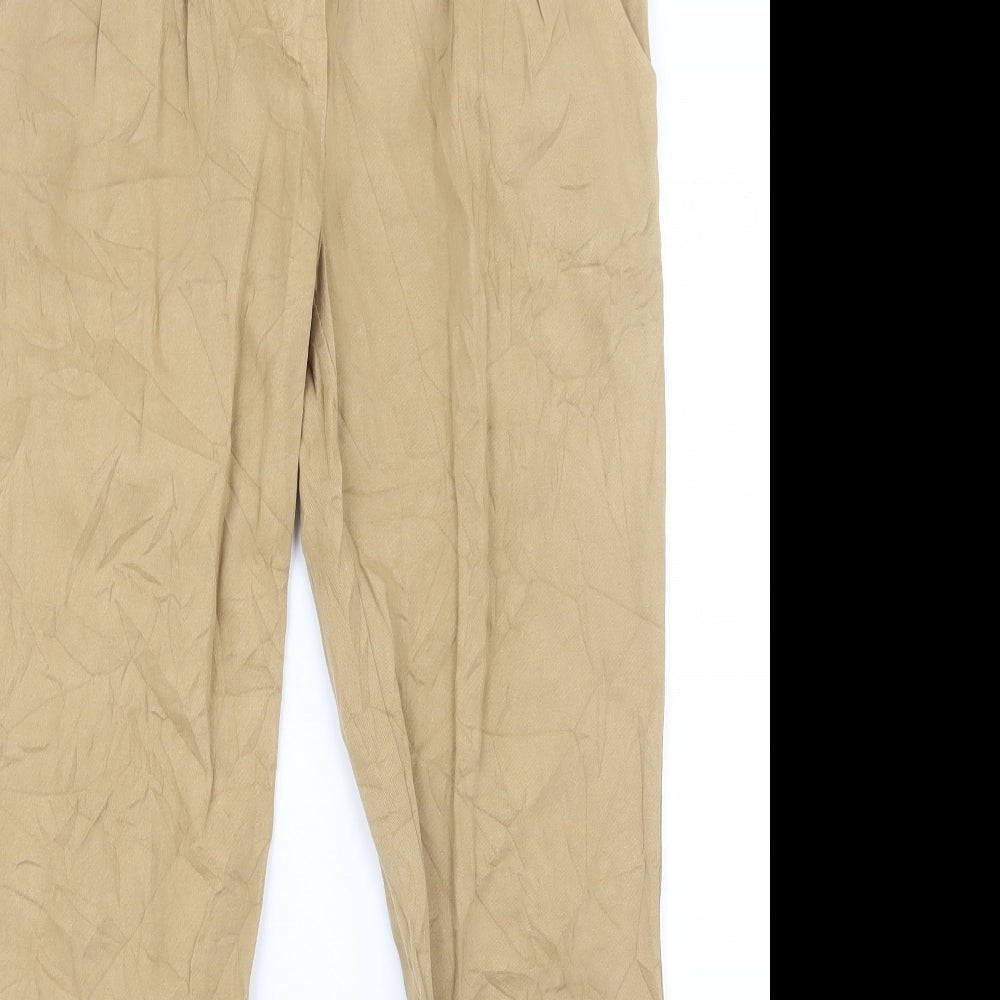 Preworn Womens Beige   Trousers  Size 33 in L28 in