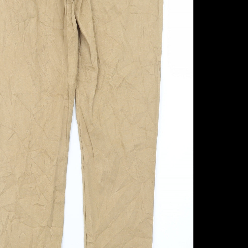 Preworn Womens Beige   Trousers  Size 33 in L28 in