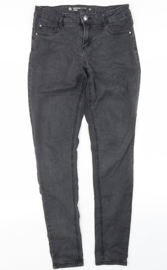 Jegging Jane Womens Black  Denim Straight Jeans Size M L30.5 in