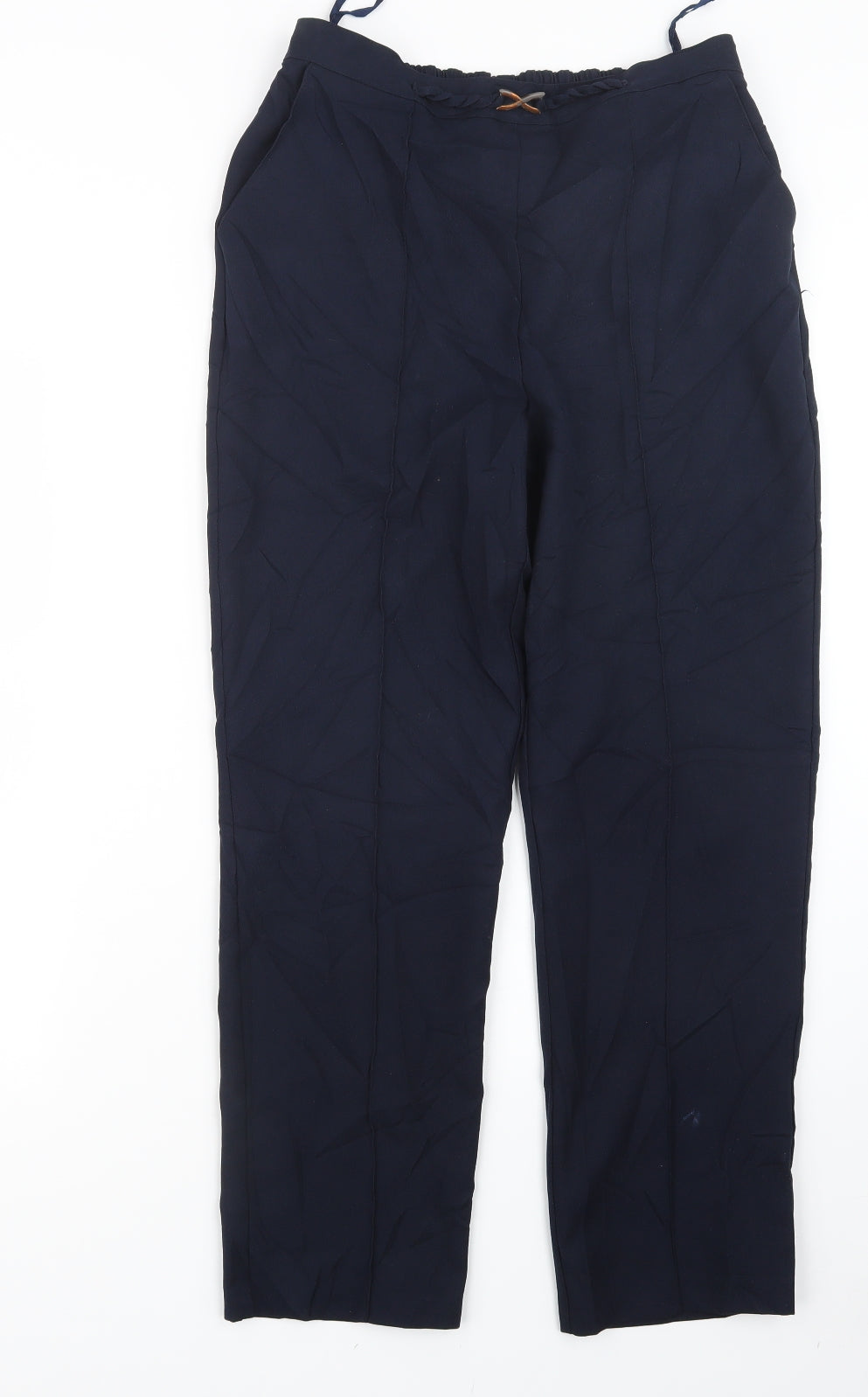 Papaya Womens Blue   Trousers  Size 10 L27.5 in