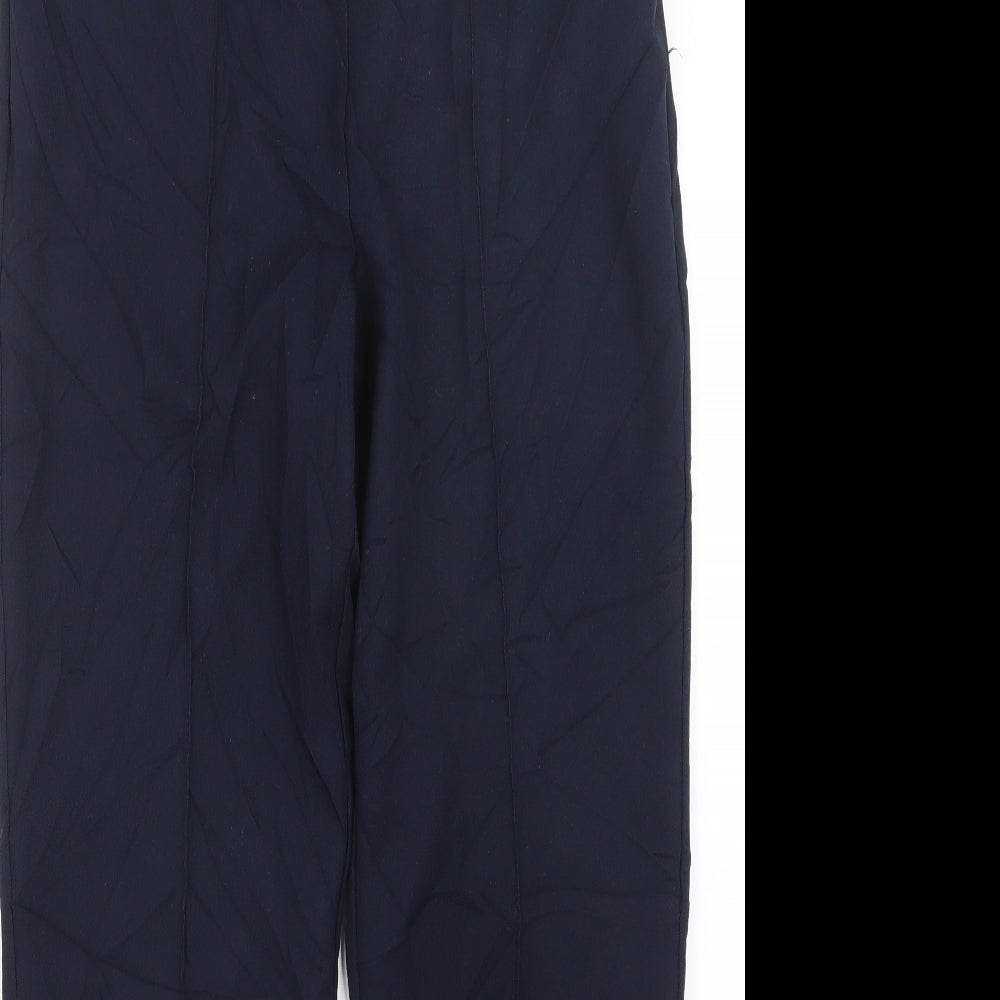 Papaya Womens Blue   Trousers  Size 10 L27.5 in