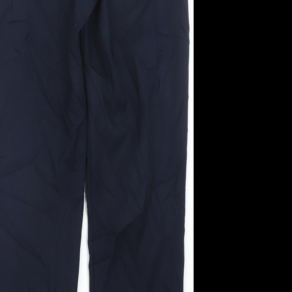 Papaya Womens Blue   Trousers  Size 10 L27.5 in