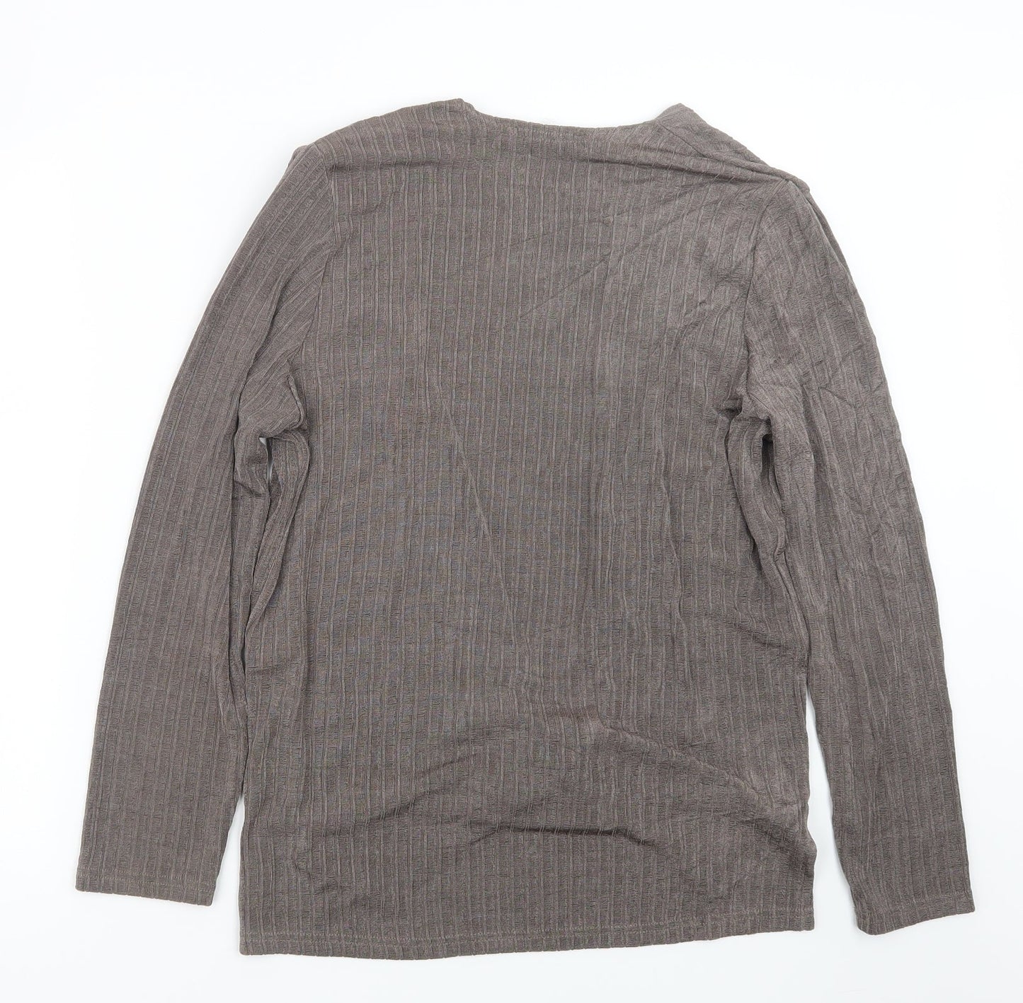 Reflections Womens Brown   Cardigan Jumper Size M