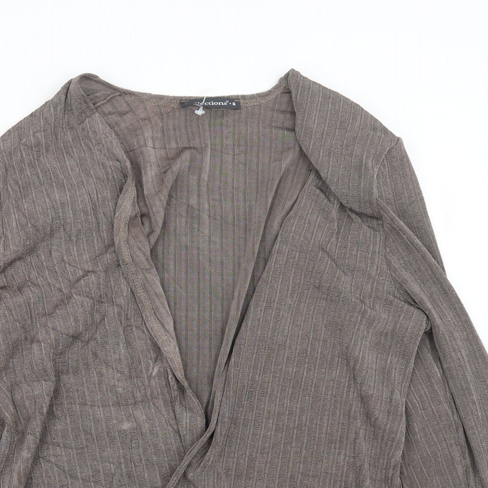 Reflections Womens Brown   Cardigan Jumper Size M