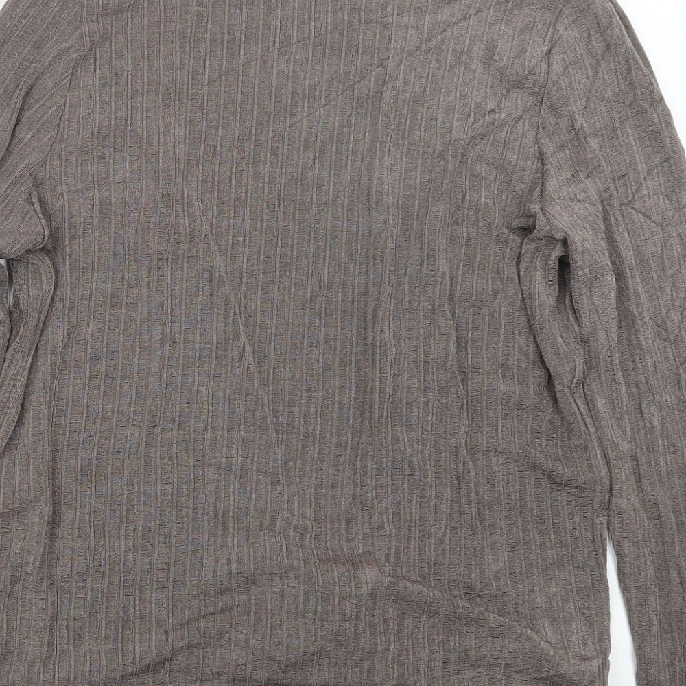 Reflections Womens Brown   Cardigan Jumper Size M