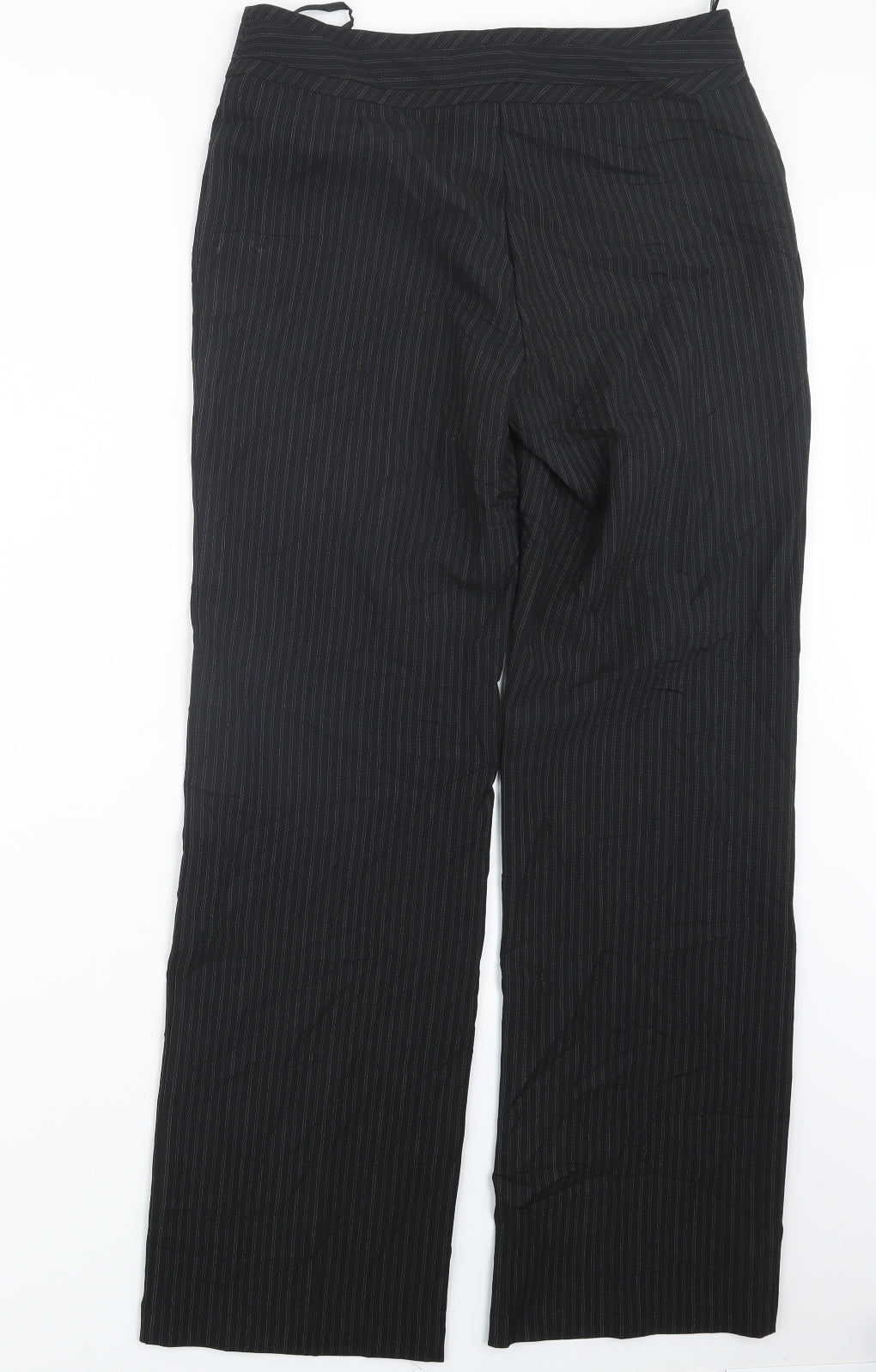 Atmosphere Womens Black Striped  Trousers  Size 12 L31.5 in