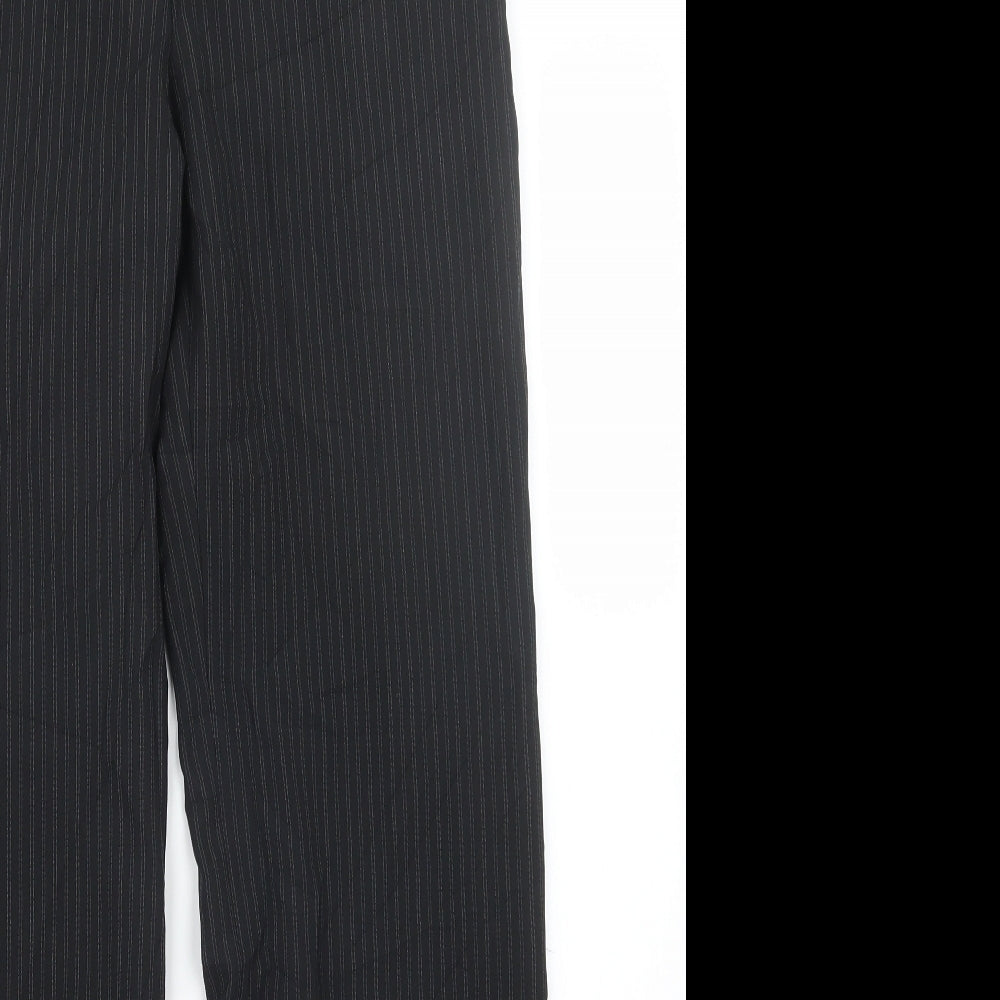 Atmosphere Womens Black Striped  Trousers  Size 12 L31.5 in