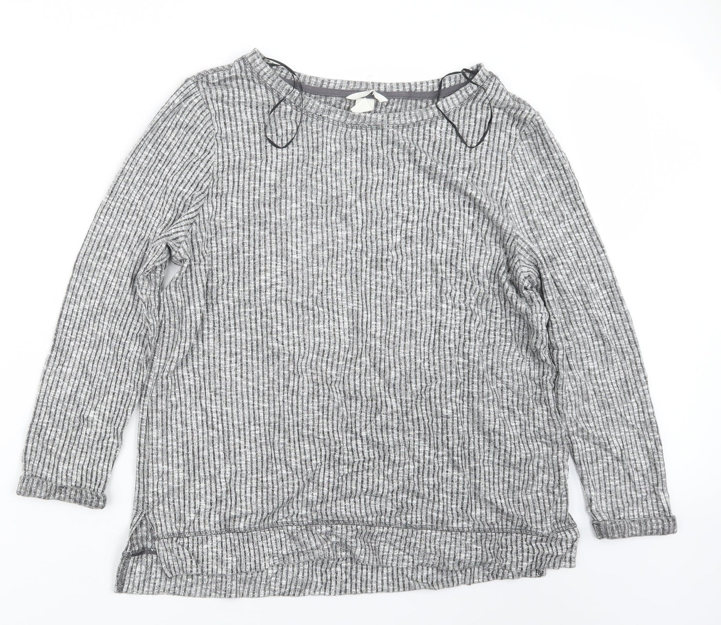 H&M Womens Grey   Pullover Jumper Size M