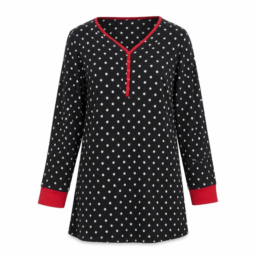 Charter Club Womens Black Polka Dot  Top One Piece Size S