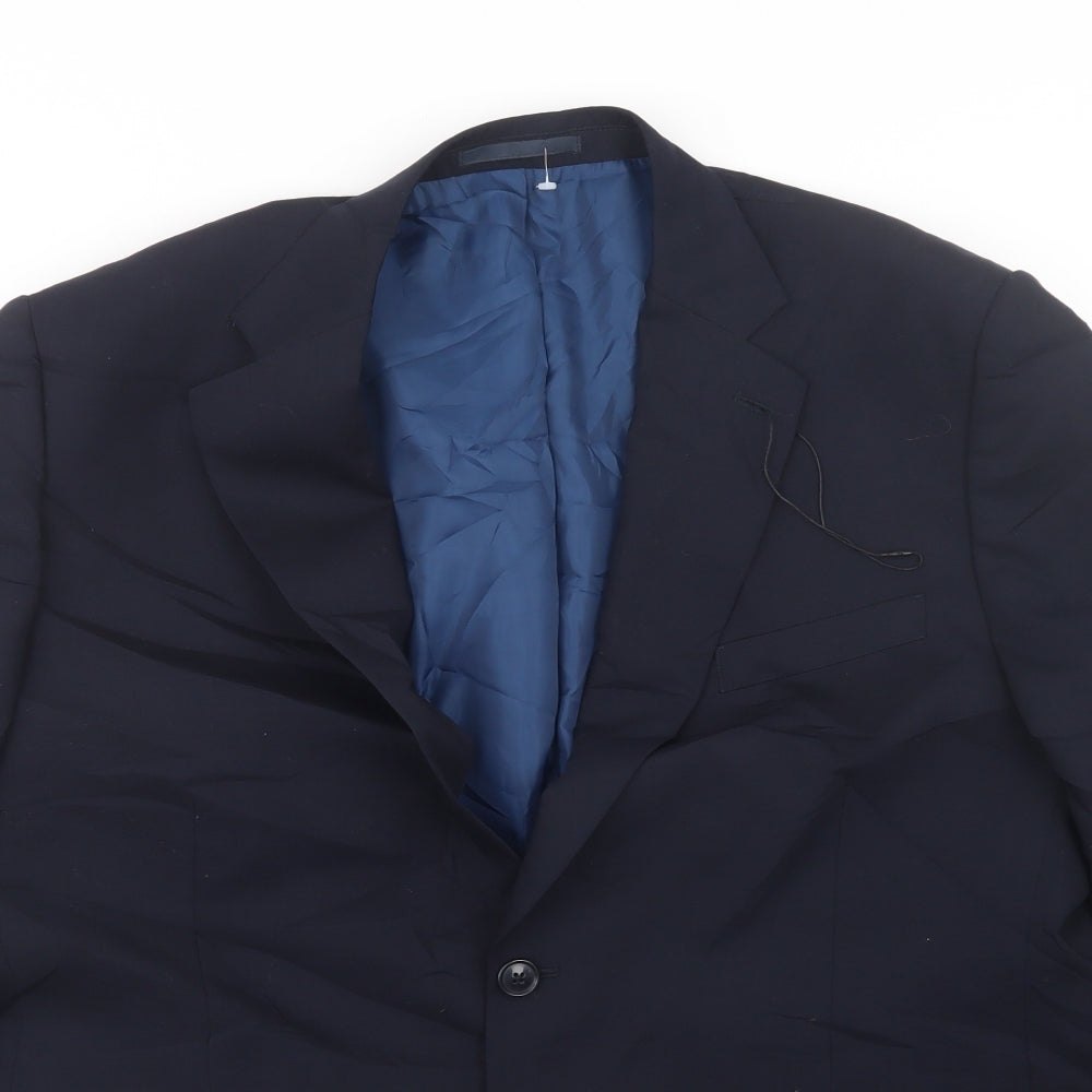 Marks and Spencer Mens Blue   Jacket Suit Jacket Size 42