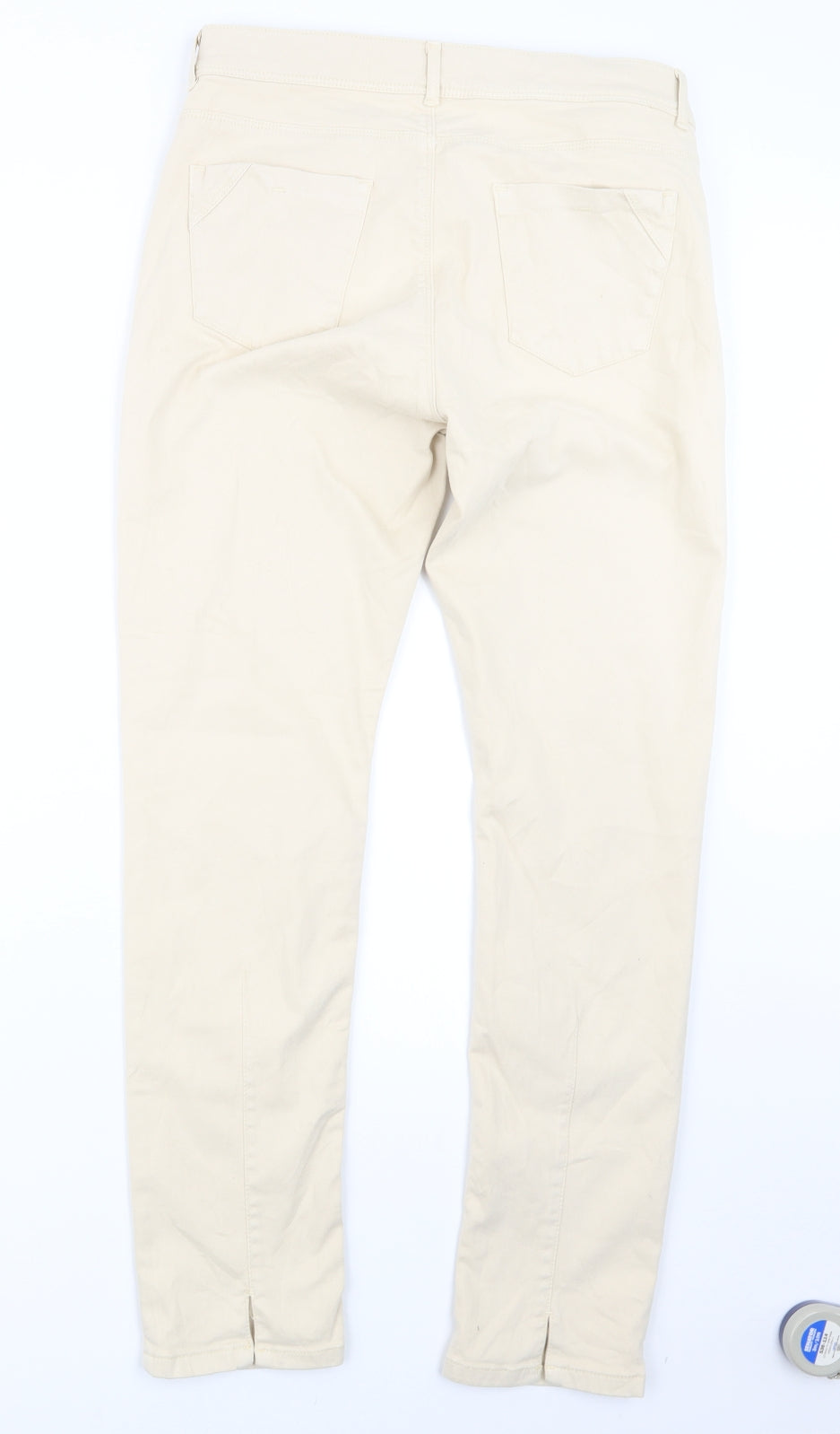 Preworn Womens Beige   Straight Jeans Size 31 in L29 in