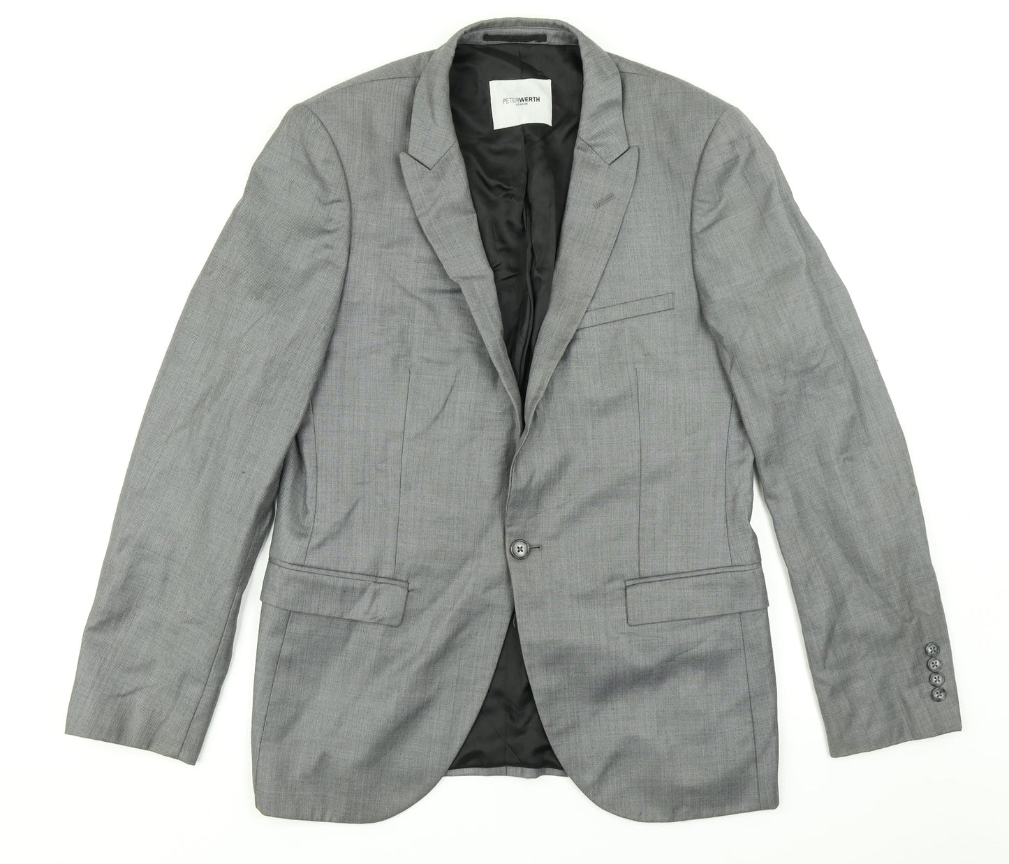 Peter Werth Mens Grey   Jacket Blazer Size 40