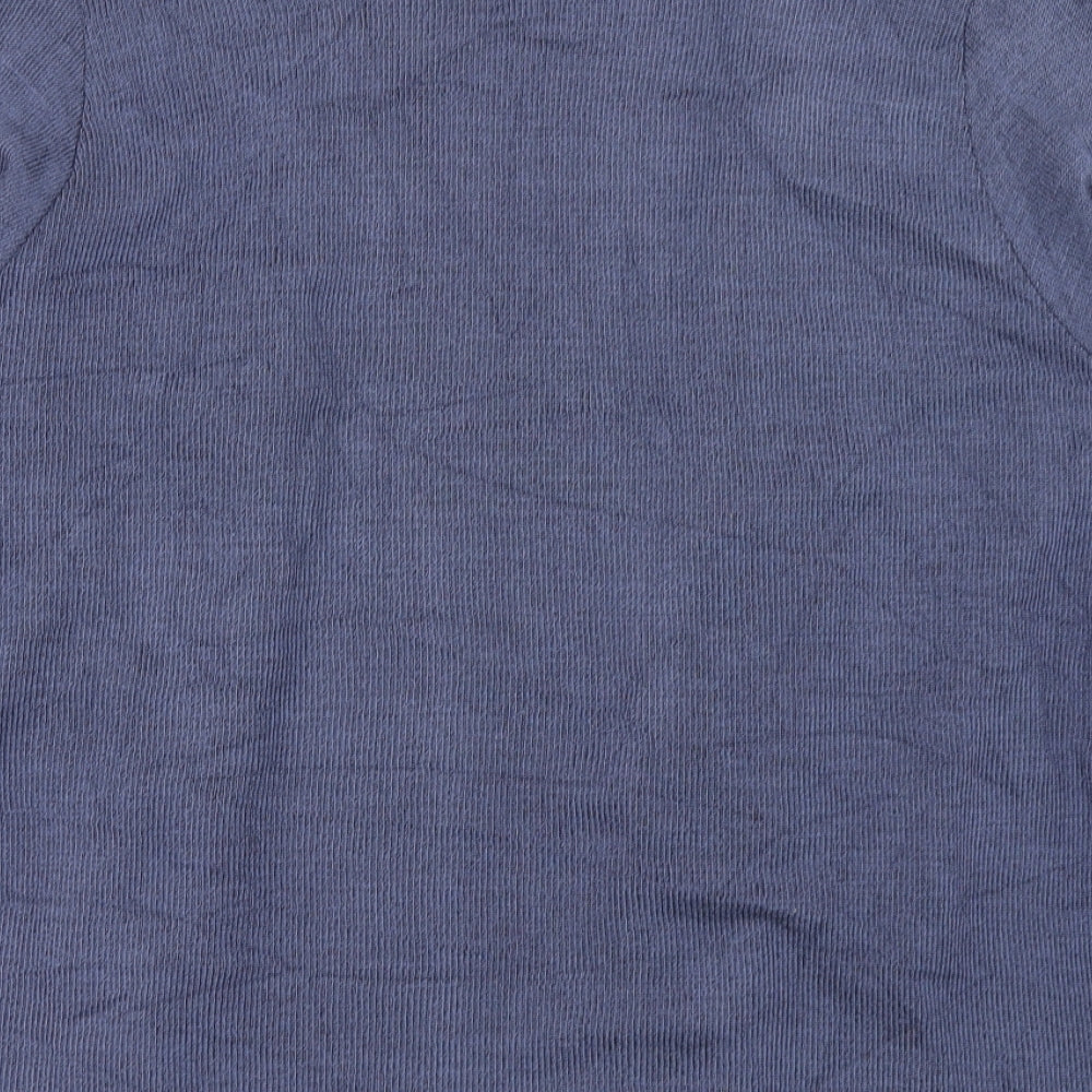 ME Womens Blue  Knit Cardigan Jumper Size M