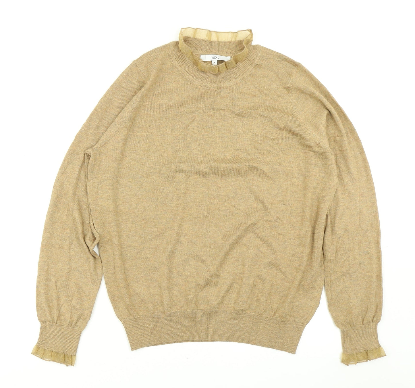 NEXT Womens Brown  Knit Pullover Jumper Size M