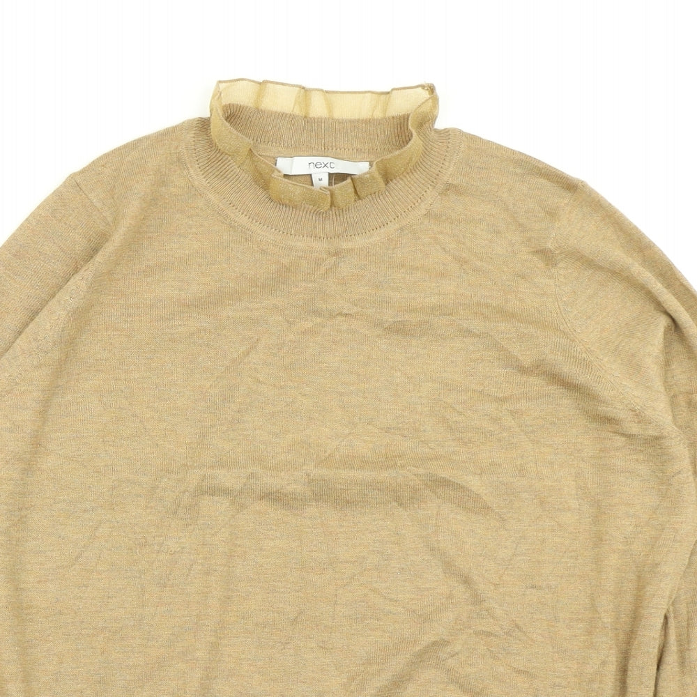NEXT Womens Brown  Knit Pullover Jumper Size M
