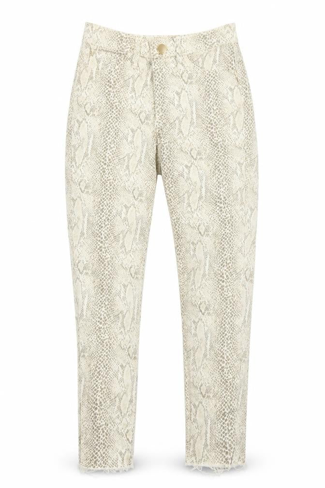 River Island Womens Brown Animal Print Denim Skinny Jeans Size 6 L22 in