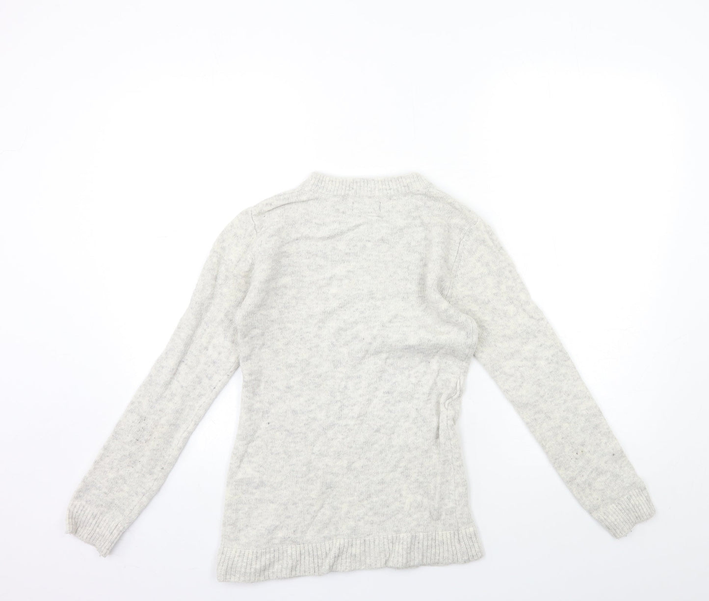 Primark Womens Grey  Knit Pullover Jumper Size 4