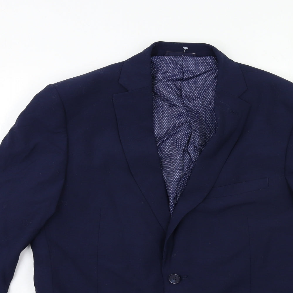 Marks and Spencer Mens Blue   Jacket Suit Jacket Size 40