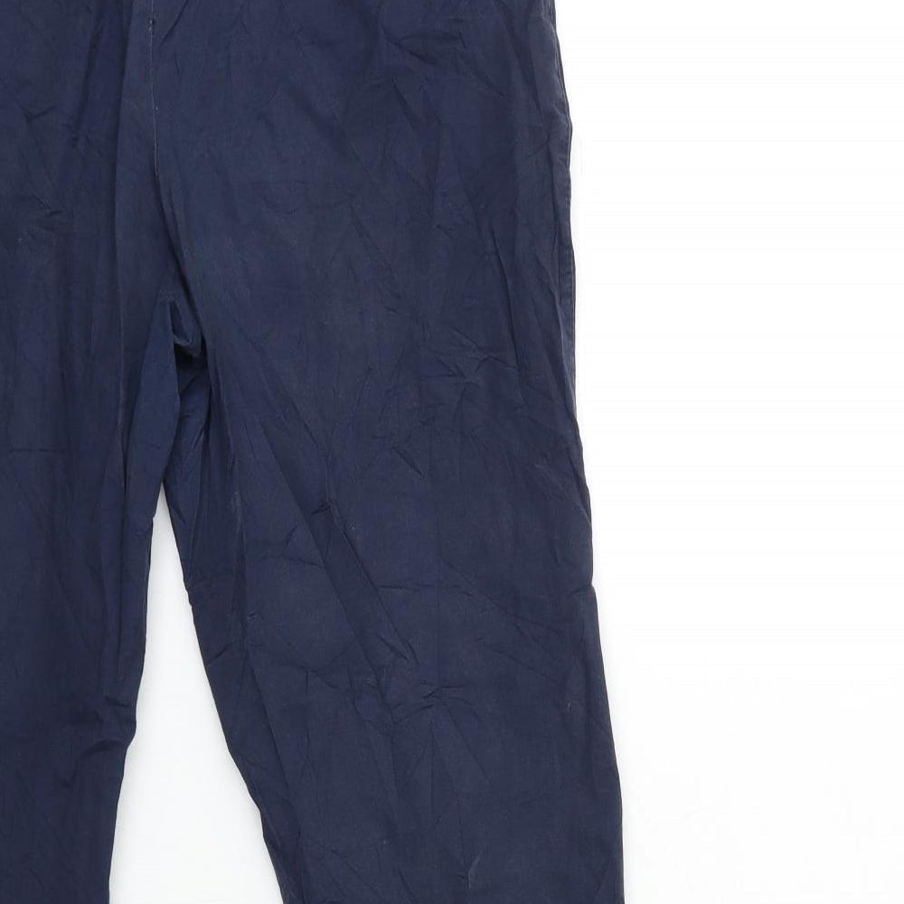 Camaïeu Womens Blue   Trousers  Size 12 L25 in
