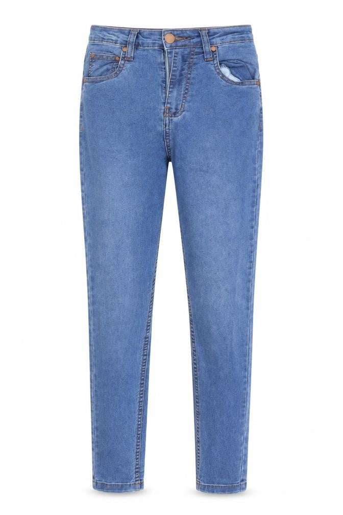PRETTYLITTLETHING Womens Blue  Denim Skinny Jeans Size 6 L28 in