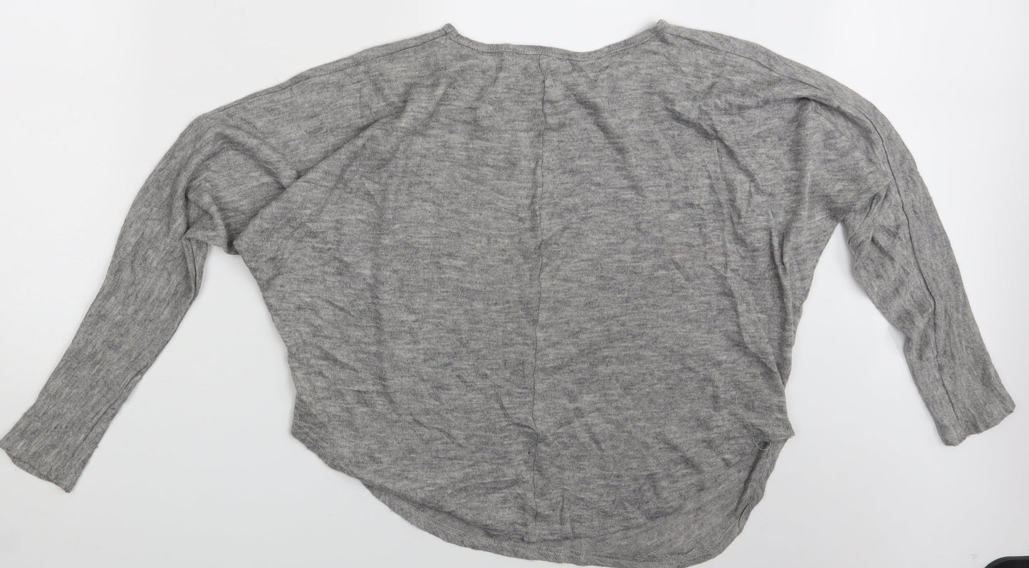 QED London Womens Grey   Pullover Jumper Size S