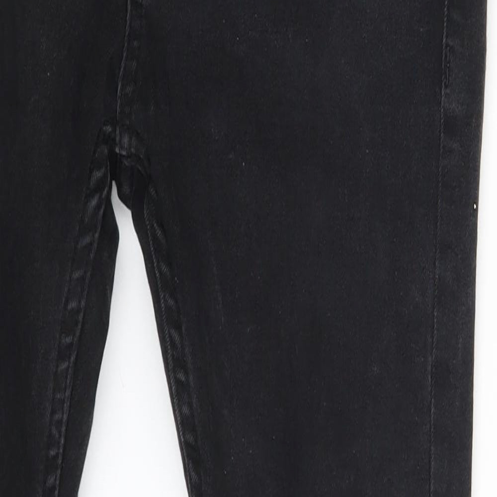 Topman Mens Black  Denim Skinny Jeans Size 30 in L27 in