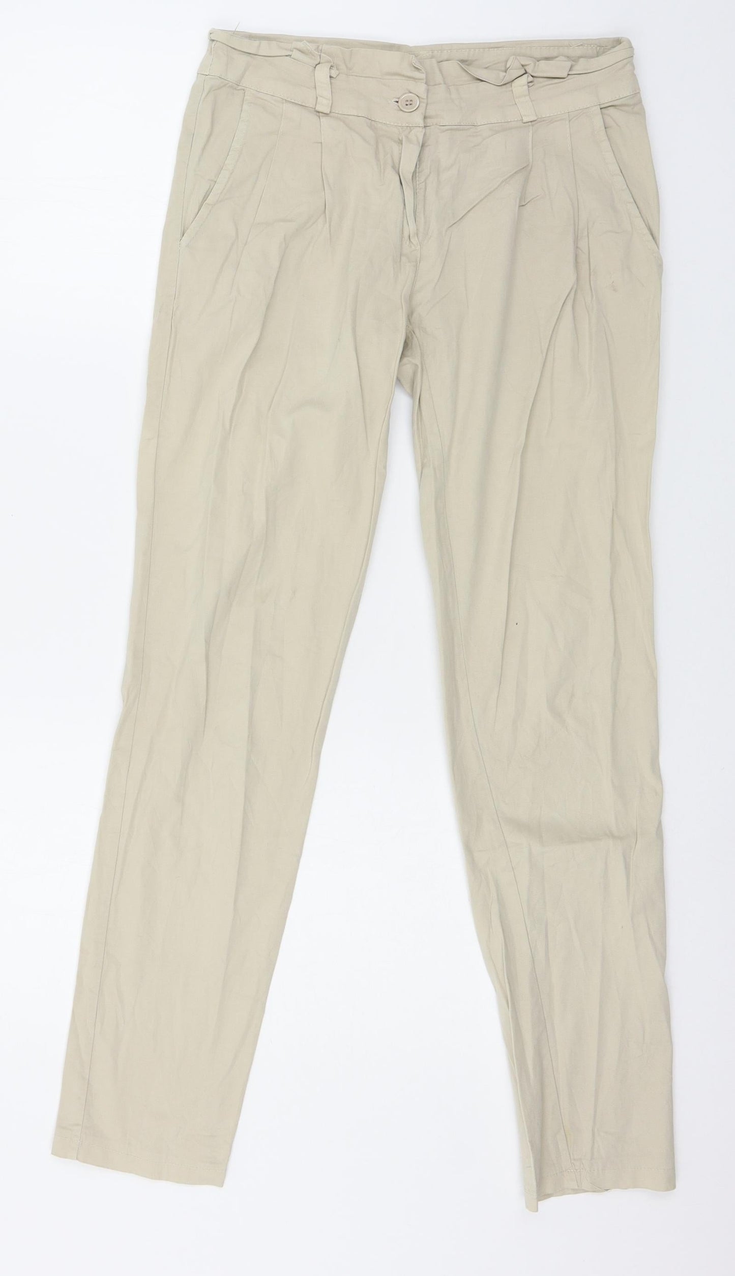 Preworn Womens Beige   Trousers  Size S L29 in