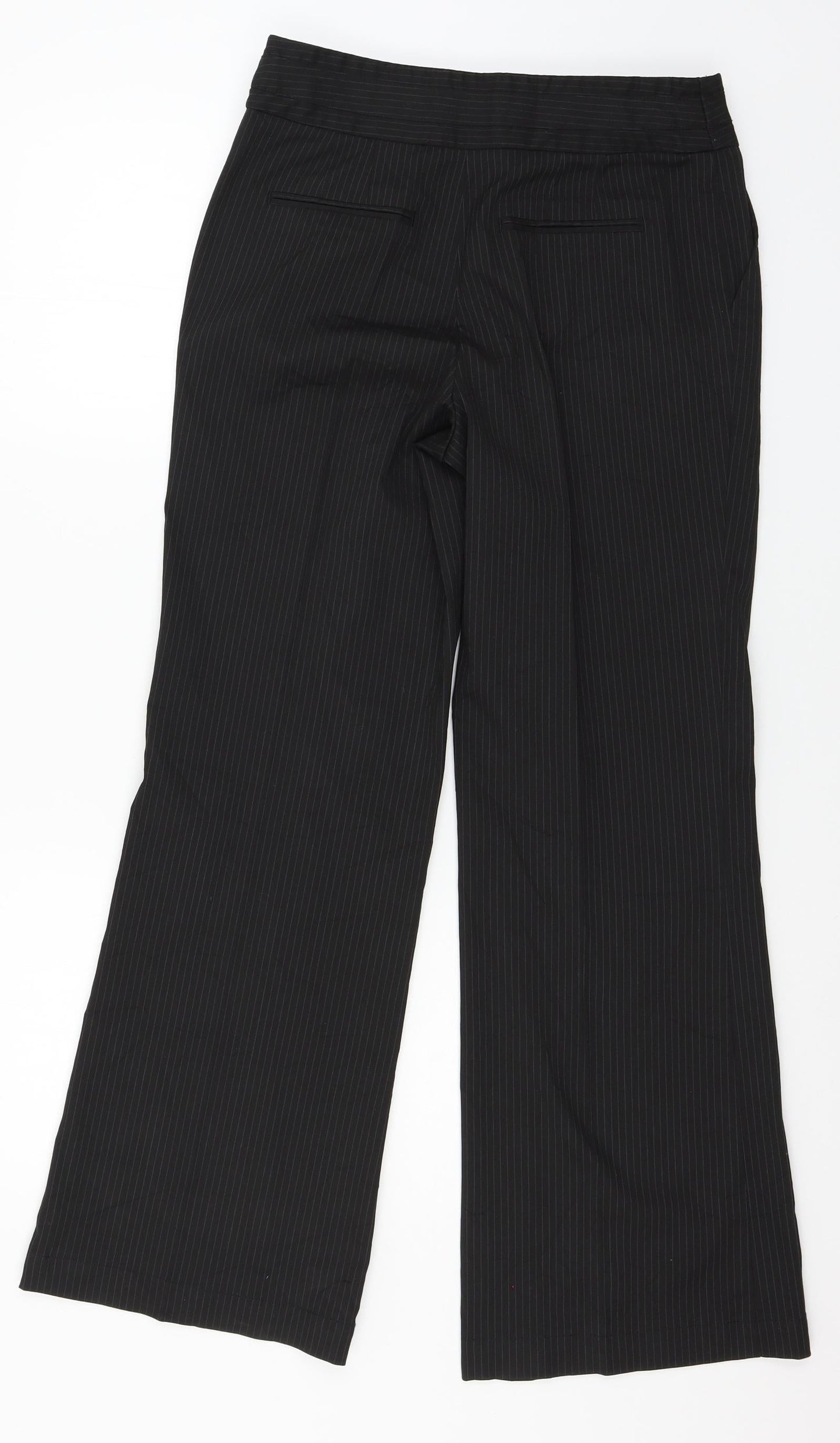 Preworn Womens Black   Trousers  Size 28 in L29 in