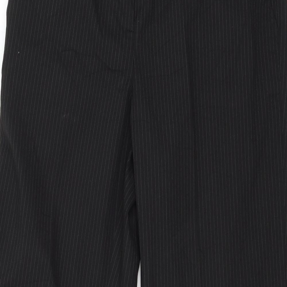 Preworn Womens Black   Trousers  Size 28 in L29 in