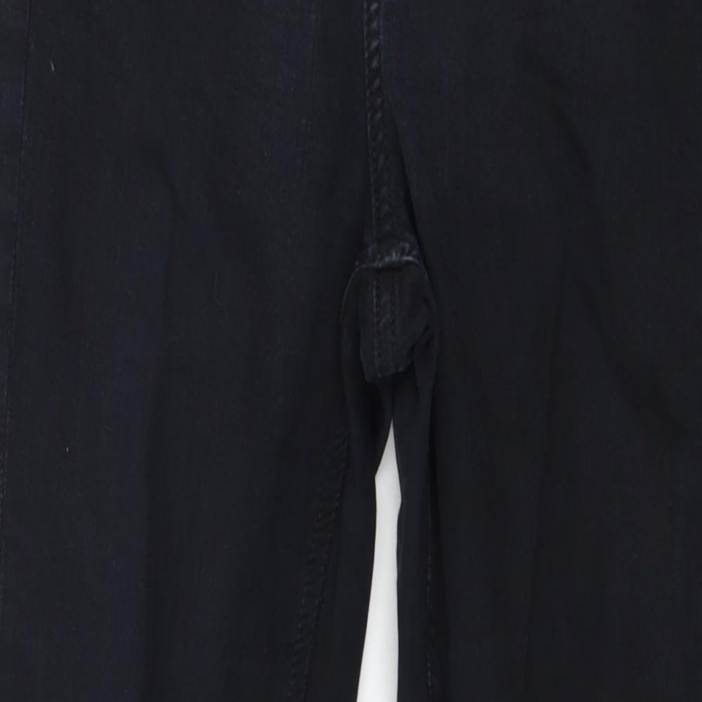Preworn Womens Black  Denim Skinny Jeans Size 28 in L32 in