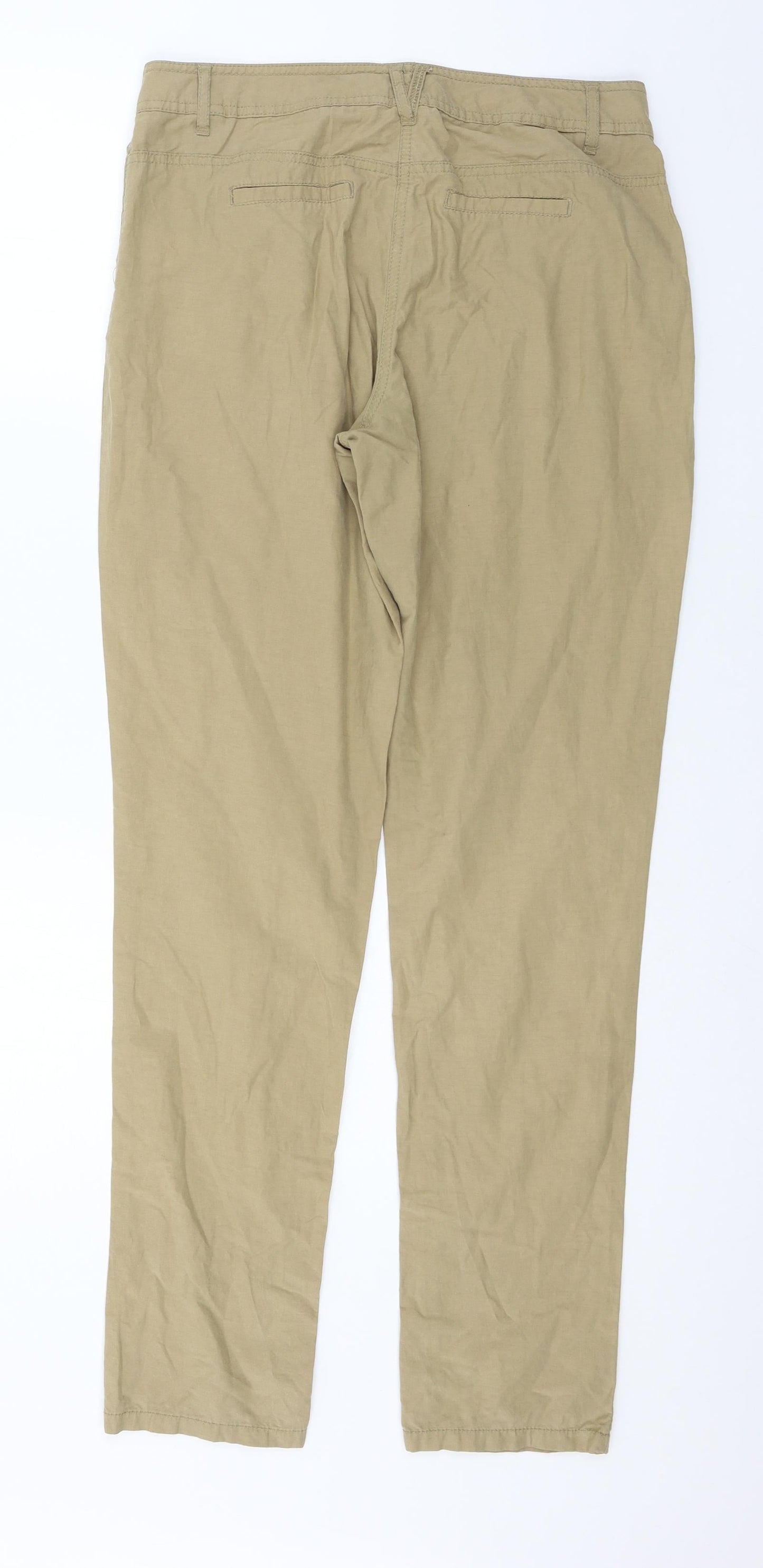 Dorothy Perkins Womens Brown   Trousers  Size 8 L30 in