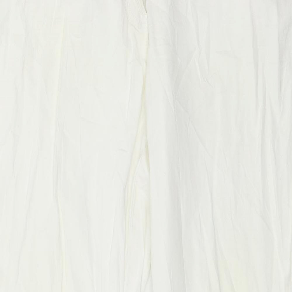 Preworn Womens White   Trousers  Size M L30 in